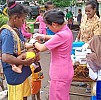 Peduli Kesehatan Anak, Bhayangkari Ranting Edera Gelar Pelayanan Posyandu Rutin