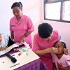 Poliklinik Polres Kepulauan Yapen Bersama Bhayangkari Cabang Kepulauan Yapen laksanakan Posyandu