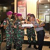 HUT Bhayangkara, Batalyon Marinir Kasih Surprise di Polres Jayapura Kota
