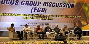 FGD Strategis Pasca-Pemilukada Yahukimo: Bupati Didimus Yahuli Tekankan Persaudaraan dan Kekeluargaan di Atas Segalanya FGD Strategis Pasca-Pemilukada Yahukimo: Bupati Didimus Yahuli Tekankan Persaudaraan dan Kekeluargaan di Atas Segalanya
