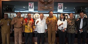 Gubernur Waterpauw Bertemu Menteri Basuki, 6 Usulan Renstra Disetujui