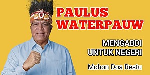 Ketua umum Persekutuan Gereja Gereja Kabupaten Jayapura: Paulus Waterpauw Gubernur Papua