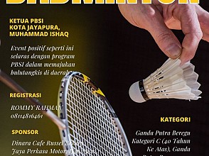 Superhero Surya Cup V, Ketua PBSI Kota Jayapur Muhammad Ishaq: Mengangkat Harapan Atlet Papua ke Level Global Superhero Surya Cup V, Ketua PBSI Kota Jayapur Muhammad Ishaq: Mengangkat Harapan Atlet Papua ke Level Global