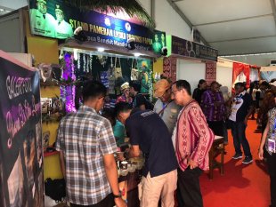 Papua Tampil Unik di Pemeran Maluku Expo,  Maluku Akan Jadi Riset Antar Umat Beragama