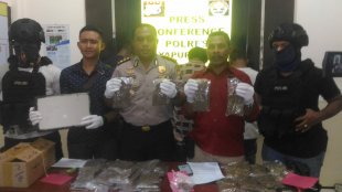 DPO, Residivis dan Kurir Ganja Ditangkap Tiga Hari Beruntun di Jayapura