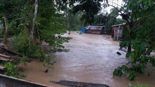 Hujan Deras, Rumah Warga di Kampung Udopi Manokwari Terendam Banjirs